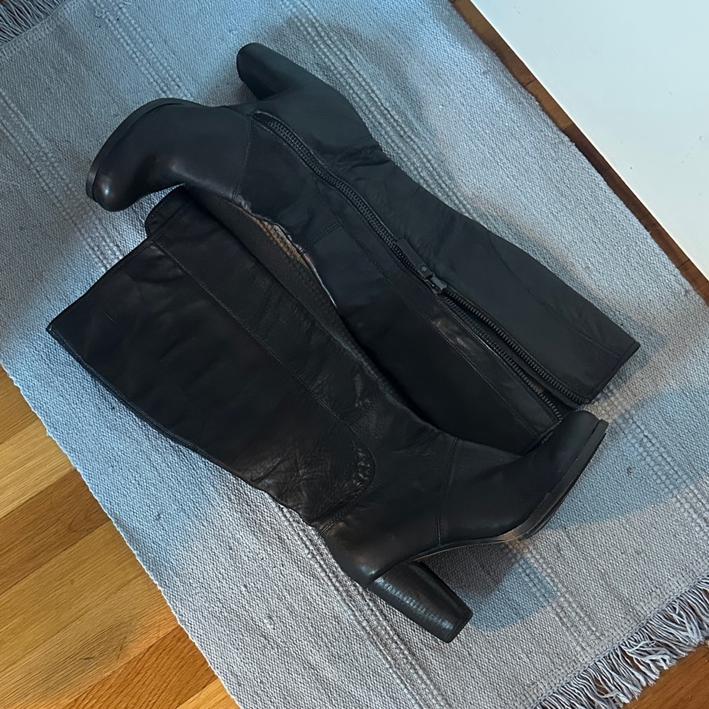 Modern Vintage Knee-High Boots